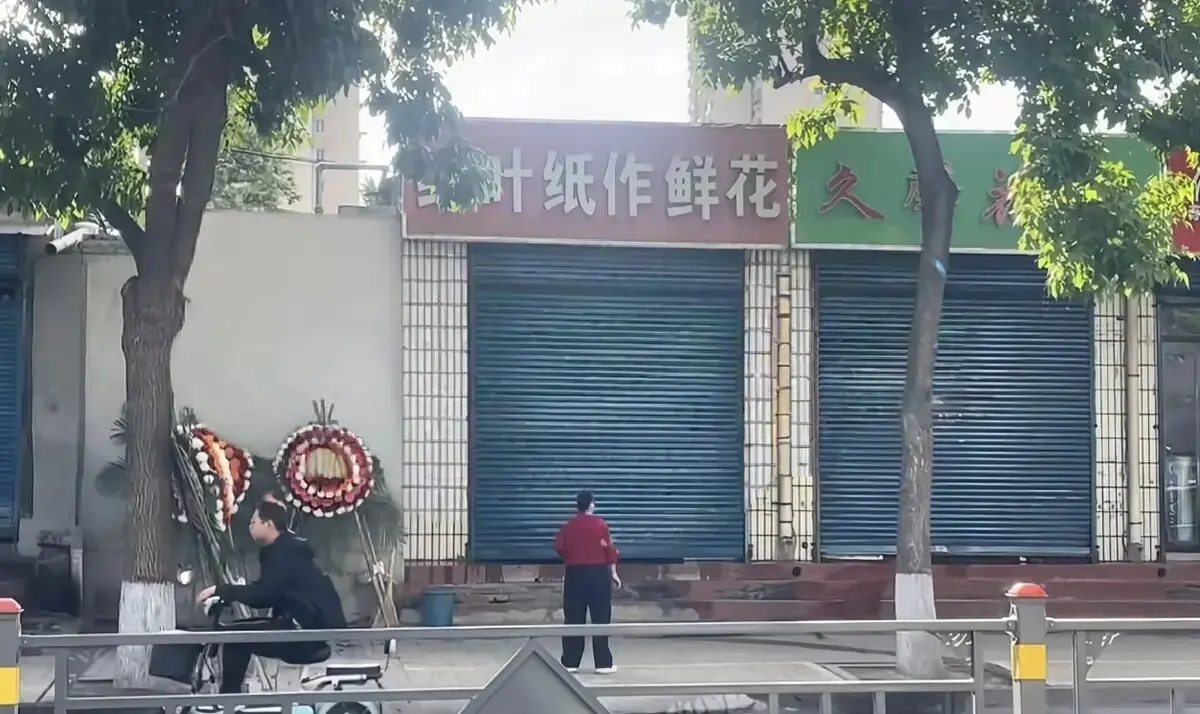 《原平纸作鲜花店门口视频》相关资源图片
